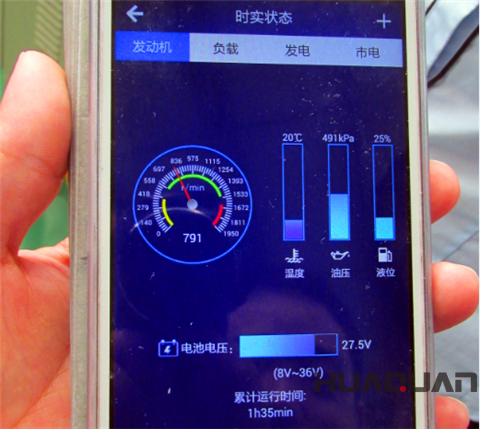 發(fā)動(dòng)機(jī)油壓、液位和溫度一目了然