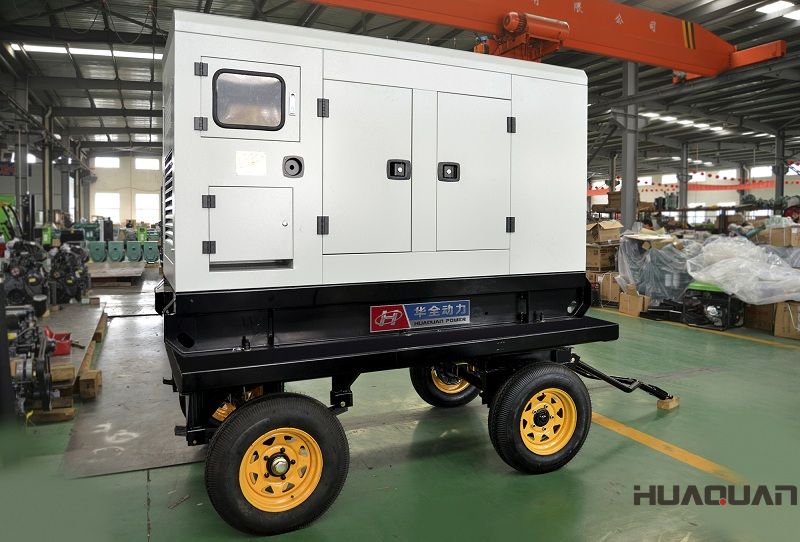 2018年5月8日一臺75kw移動拖車發(fā)電機(jī)組順利發(fā)往陜西西安市