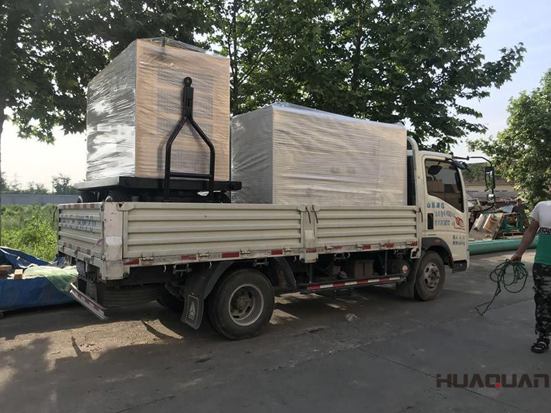 一臺(tái)HQ50GF移動(dòng)拖車(chē)柴油發(fā)電機(jī)組在6.19號(hào)發(fā)往河北省石家莊市