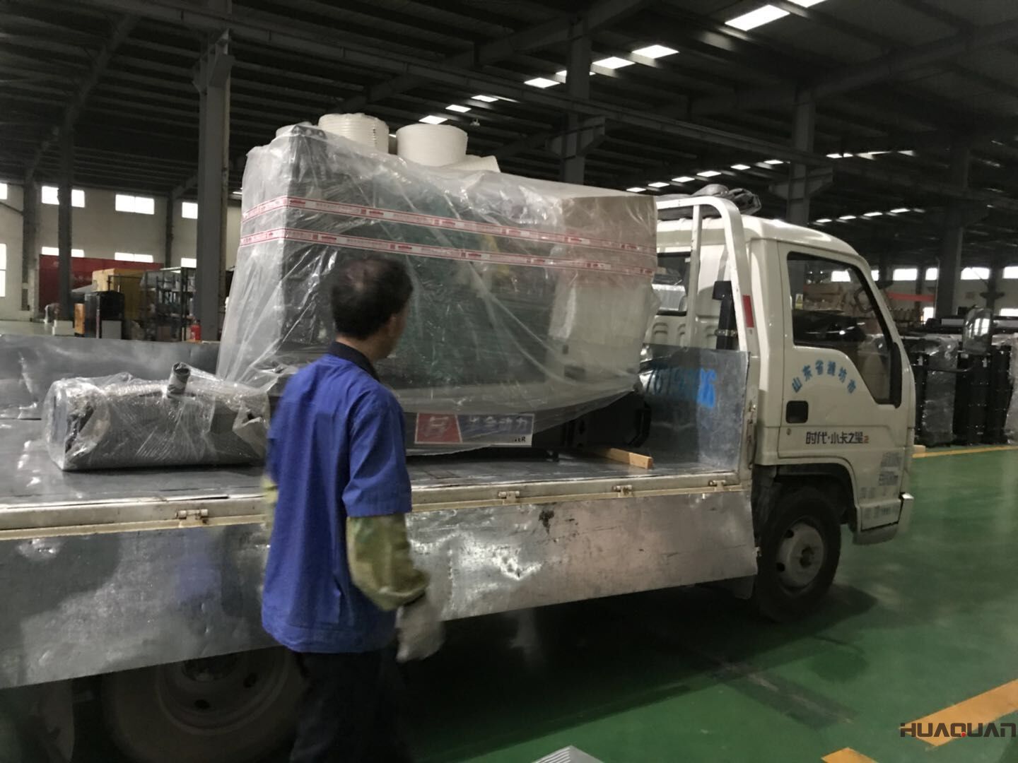 一臺HQ20F標配柴油機水泵于7月14日成功發往甘肅省