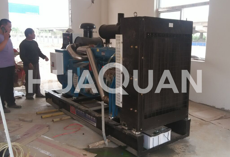 江蘇漣水縣電視臺(tái)400kW發(fā)電機(jī)組電站項(xiàng)目